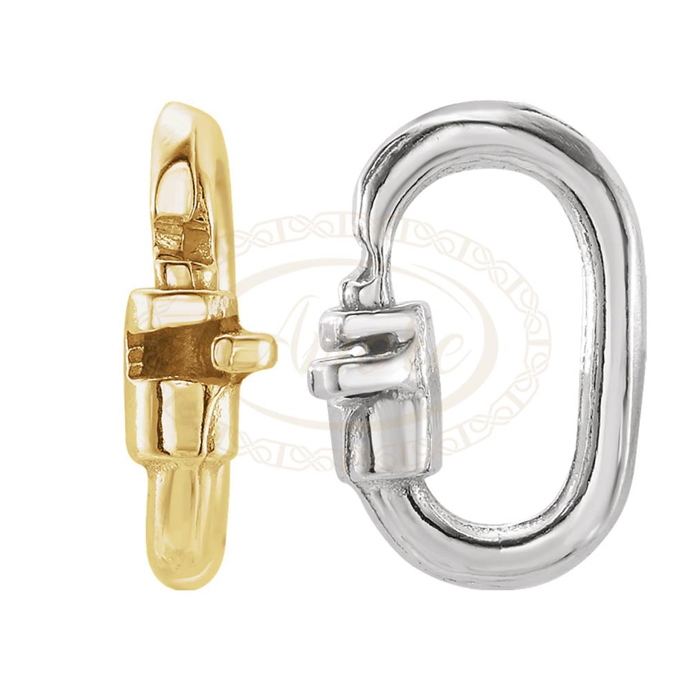 Oval Magic Link Locking Jump Ring Replacement No Soldering Required