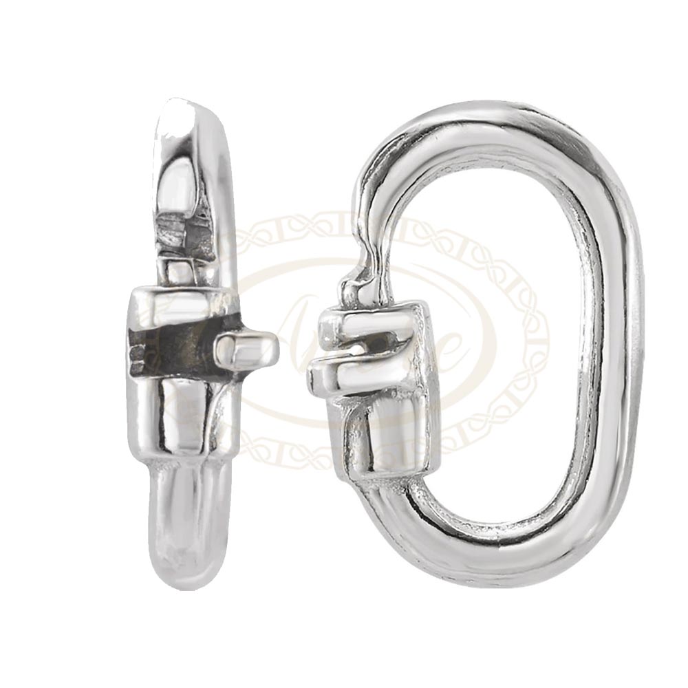 Oval Magic Link Locking Jump Ring Replacement No Soldering Required