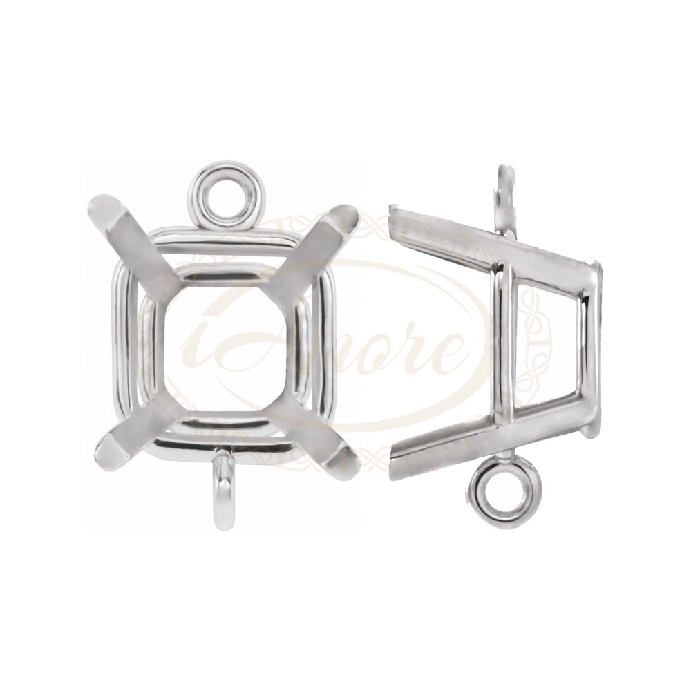 Square 4-Prong Intermediate Link Setting Mountings
