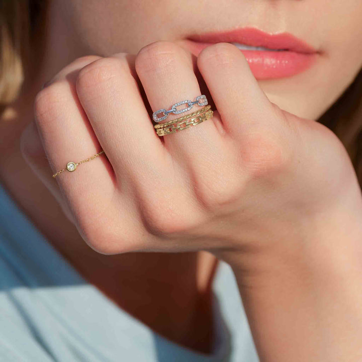 Cluster Diamond Accents Ring