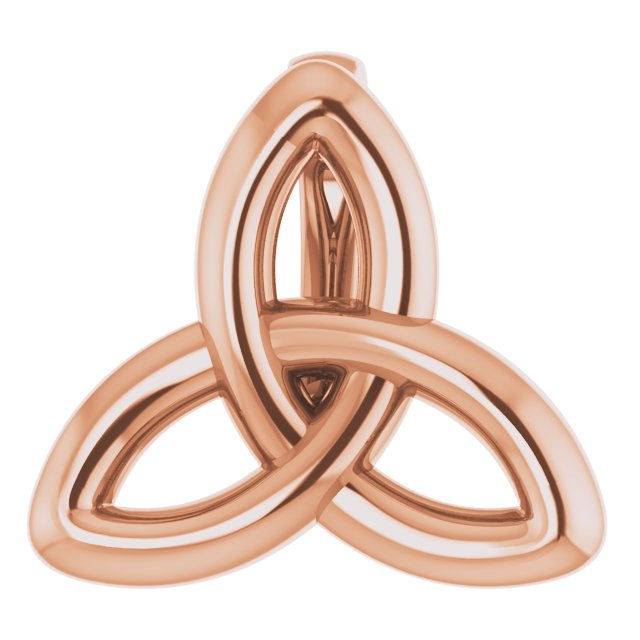 Delicate Celtic Trinity Pendant Necklace