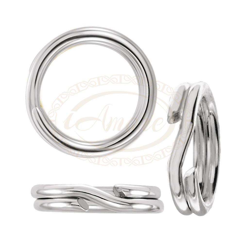 Stainless Steel 6.6mm Round Split Ring
