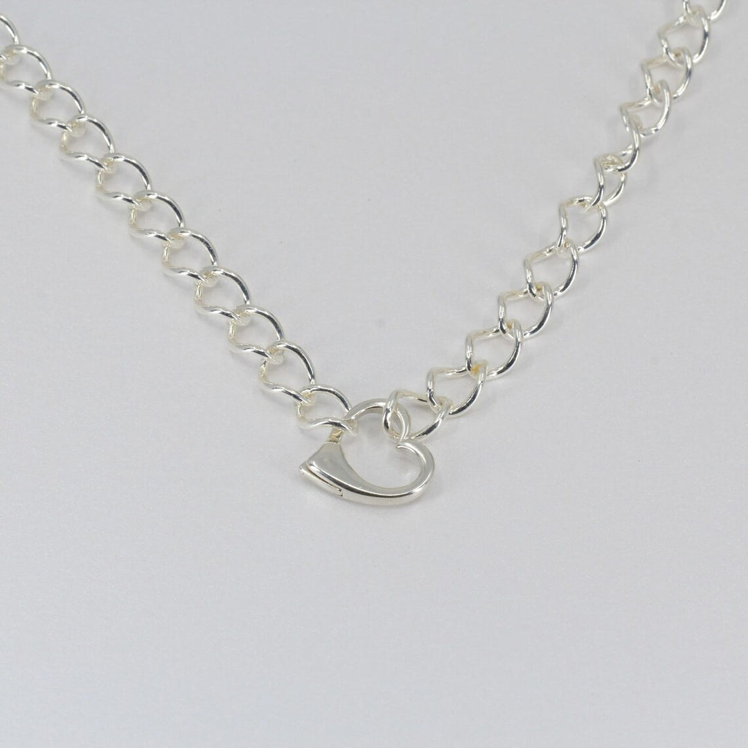 Customized Sterling Silver Link 6.2mm Curb Chain For Bracelets, Anklets and Necklaces